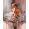 Grosses Soldes Complet Carrés Danseuse De Ballet Asseyant - 5D Kit Broderie Diamants/Diamond Painting NA0916