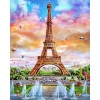 Nouvelle Arrivée Grosses Soldes Photo De Tour Eiffel - 5D Kit Broderie Diamants/Diamond Painting VM20086