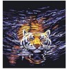 Animaux Tigres Broderie Diamant 5D Spéciale - Kit Broderie Diamants/Diamond Painting QB5069