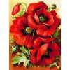 Grosses Soldes Tableau De Roses Amoureuses Rouges- 5D Kit Broderie Diamants/Diamond Painting VM8713
