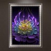 Tableau De Fleur De Lotus - 5D Kit Broderie Diamants/Diamond Painting QB9572