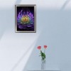Tableau De Fleur De Lotus - 5D Kit Broderie Diamants/Diamond Painting QB9572