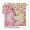 Nouvelle Arrivée Grosses Soldes Fleurs Papillons - 5D Kit Broderie Diamants/Diamond Painting VM38520