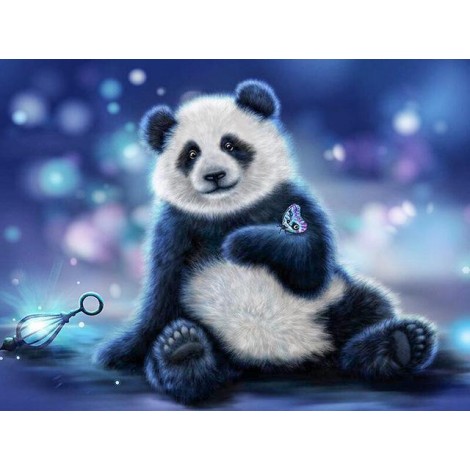 2019 Grosses Soldes Mignon Panda - 5D Kit Broderie Diamants/Diamond Painting VM7853