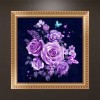 2019 Bon Marché Fleurs Violettes - 5D Kit Broderie Diamants/Diamond Painting VM1092