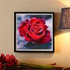 2019 Fleur Rose Rouge - 5D Kit Broderie Diamants/Diamond Painting VM1404