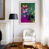 Tableau De Trois Papillons Violets - 5D Kit Broderie Diamants/Diamond Painting QB05410