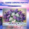 Photo De Fleurs Violettes Et Blanches - 5D Kit Broderie Diamants/Diamond Painting VM7762