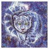 2019 Animal Tigre Aux Yeux Jaunes - 5D Kit Broderie Diamants/Diamond Painting QB5063