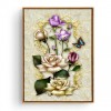 Tableau De Roses Colorées - 5D Kit Broderie Diamants/Diamond Painting QB5726