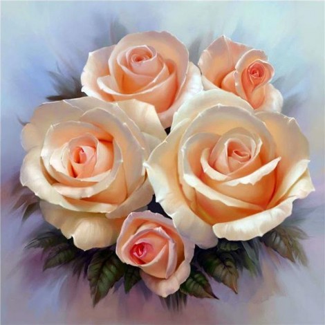 2019 Grosses Soldes Meilleur Décoratif Série De Fleurs Roses - 5D Kit Diamant Broderie VM4136