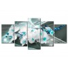 2019 Grande Taille Multi Echantillon Fleurs Blanches - 5D Kit Broderie Diamants/Diamond Painting VM7918