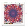 Grosses Soldes Canevas Diamant Mandala Violet - 5D Kit Broderie Diamants/Diamond Painting BQ5013