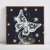 Papillons De Rêve D'Art Moderne 2019 - 5D Kit Broderie Diamants/Diamond Painting VM90210
