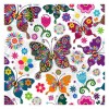 Papillons D'Art Colorés - 5D Kit Broderie Diamants/Diamond Painting QB5583