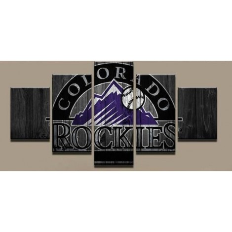 Grosses Soldes Grandes Taille 2019 Lettres "Rockie" De Hockey - 5D Kit Broderie Diamants/Diamond Painting NB70315