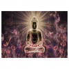 Tableau De Statue De Bouddha - 5D Kit Broderie Diamants/Diamond Painting QB8075