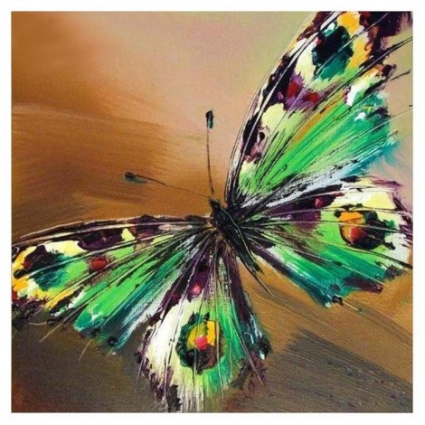 Peinture À L'Huile Papillons Broderie Diamant Pas Cher - 5D Kit Broderie Diamants/Diamond Painting QB5494